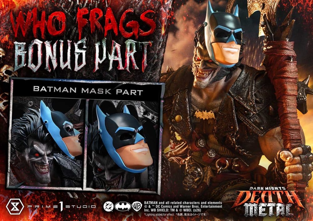 Dark Nights: Death Metal Museum Masterline Statue 1/3 Lobo Batman: Batman Who Frags Deluxe Bonus Version 81 cm – Bild 2
