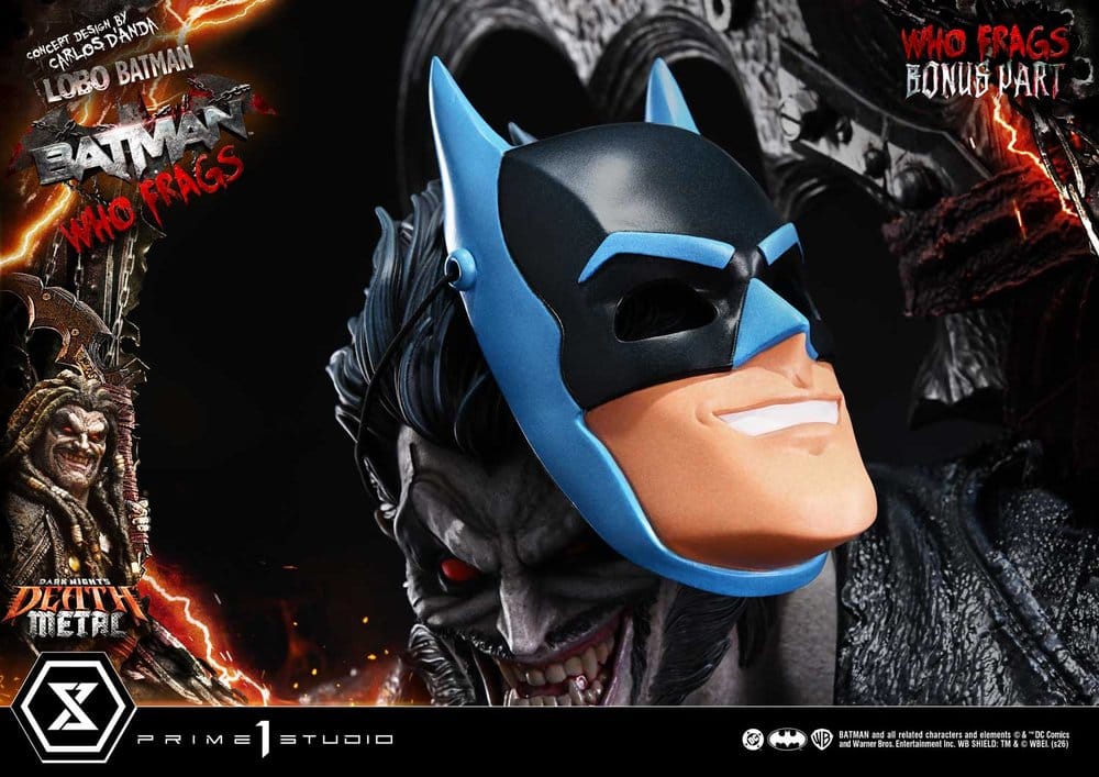 Dark Nights: Death Metal Museum Masterline Statue 1/3 Lobo Batman: Batman Who Frags Deluxe Bonus Version 81 cm – Bild 5