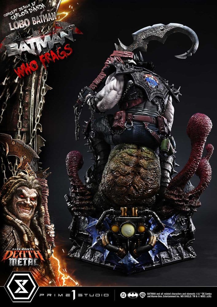 Dark Nights: Death Metal Museum Masterline Statue 1/3 Lobo Batman: Batman Who Frags Deluxe Bonus Version 81 cm – Bild 11