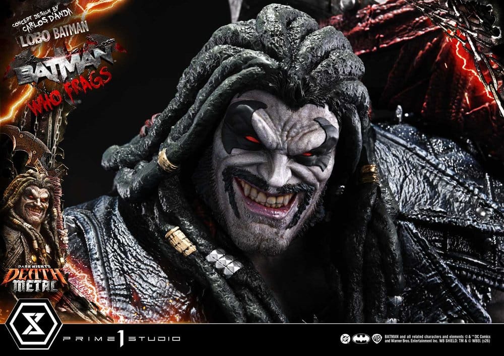 Dark Nights: Death Metal Museum Masterline Statue 1/3 Lobo Batman: Batman Who Frags Deluxe Bonus Version 81 cm – Bild 14