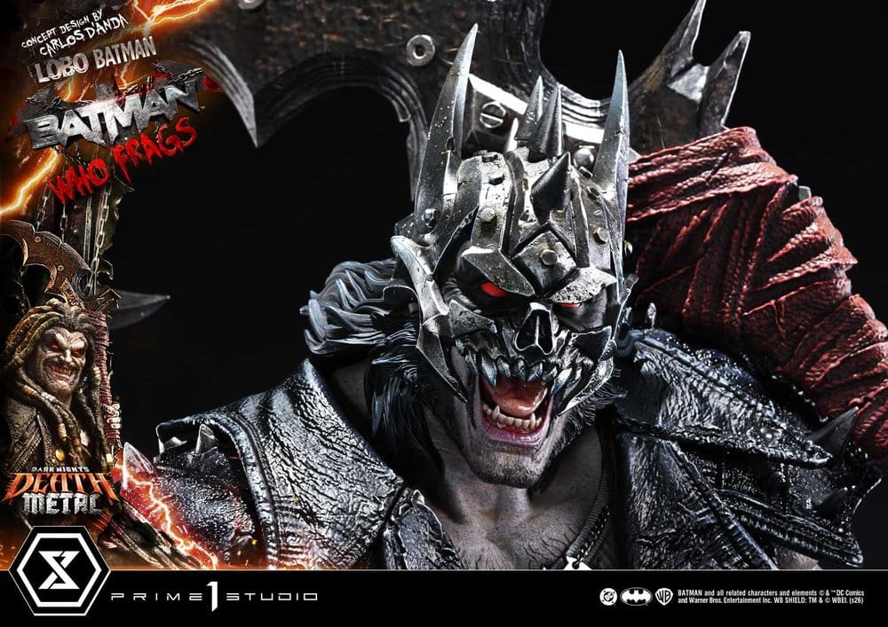 Dark Nights: Death Metal Museum Masterline Statue 1/3 Lobo Batman: Batman Who Frags Deluxe Bonus Version 81 cm – Bild 15