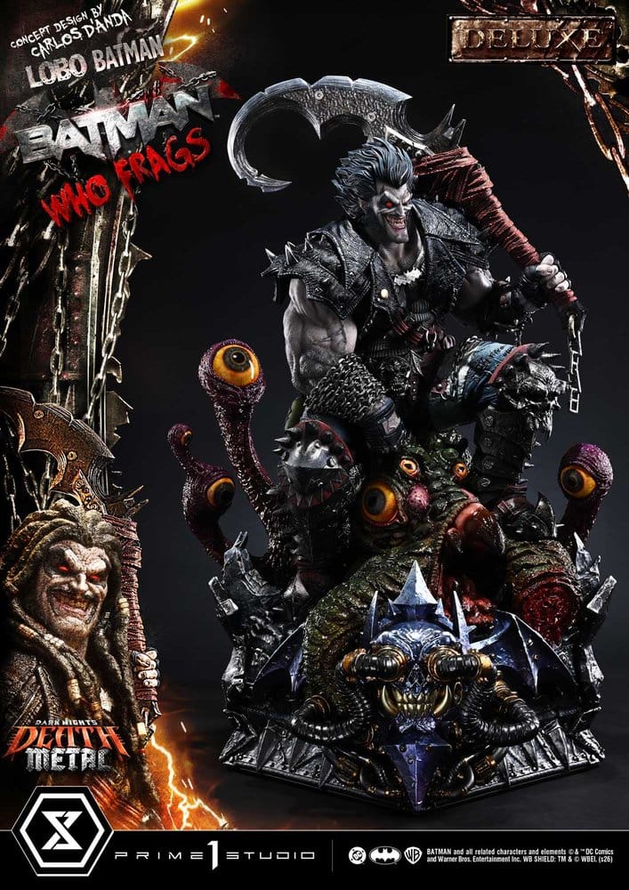 Dark Nights: Death Metal Museum Masterline Statue 1/3 Lobo Batman: Batman Who Frags Deluxe Bonus Version 81 cm – Bild 17