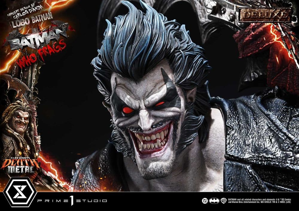 Dark Nights: Death Metal Museum Masterline Statue 1/3 Lobo Batman: Batman Who Frags Deluxe Bonus Version 81 cm – Bild 19