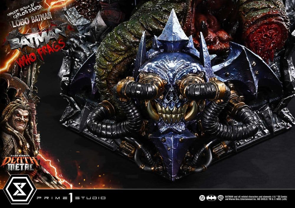 Dark Nights: Death Metal Museum Masterline Statue 1/3 Lobo Batman: Batman Who Frags Deluxe Bonus Version 81 cm – Bild 24
