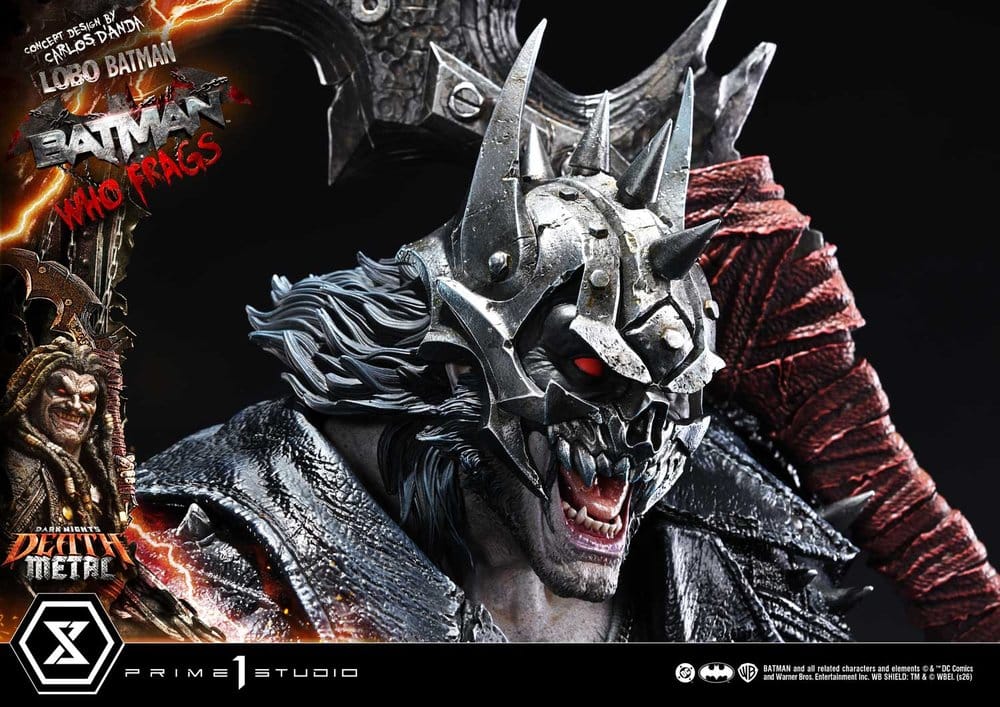 Dark Nights: Death Metal Museum Masterline Statue 1/3 Lobo Batman: Batman Who Frags Deluxe Bonus Version 81 cm – Bild 26