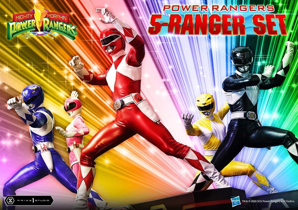 Mighty Morphin Power Rangers Premium Masterline Statuen 5er-Set 1/4 57 cm – Bild 2