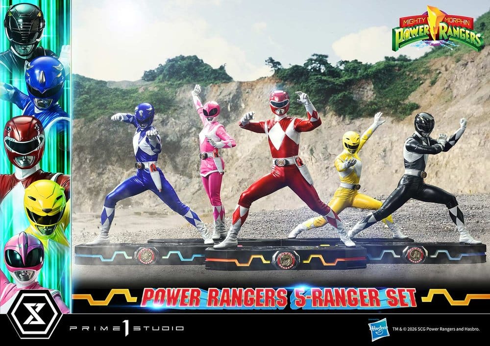 Mighty Morphin Power Rangers Premium Masterline Statuen 5er-Set 1/4 57 cm – Bild 3