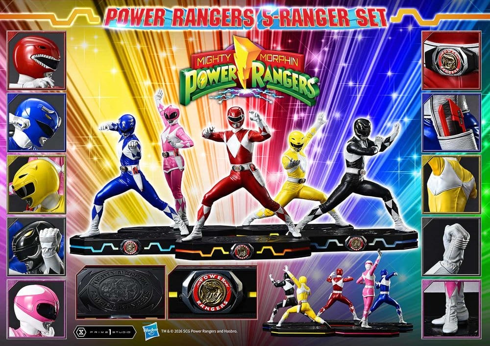 Mighty Morphin Power Rangers Premium Masterline Statuen 5er-Set 1/4 57 cm – Bild 5