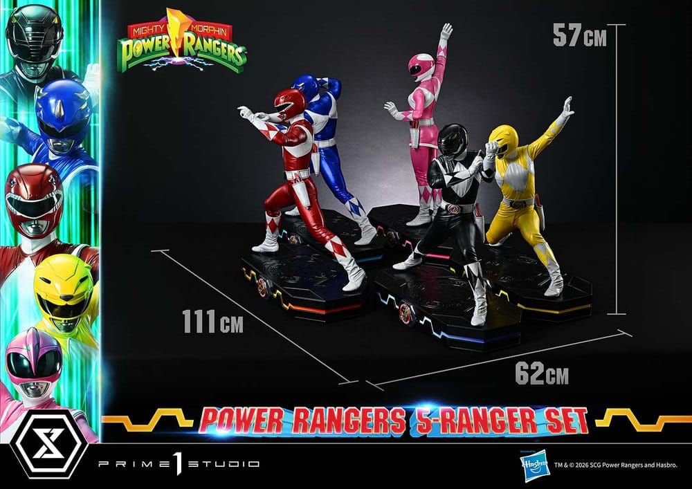 Mighty Morphin Power Rangers Premium Masterline Statuen 5er-Set 1/4 57 cm – Bild 6