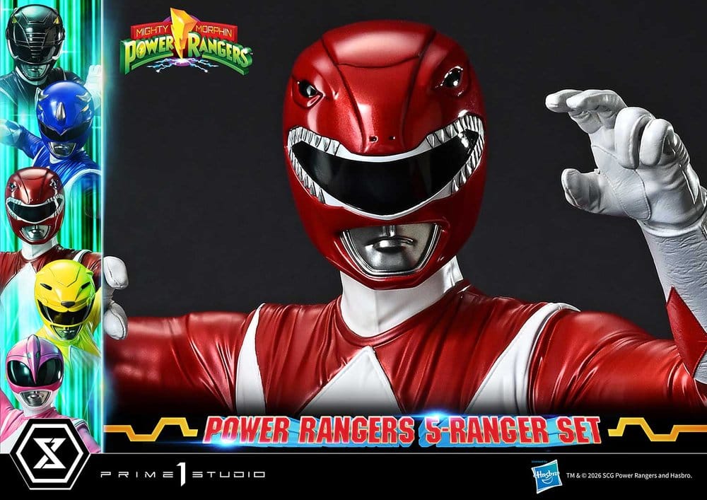 Mighty Morphin Power Rangers Premium Masterline Statuen 5er-Set 1/4 57 cm – Bild 15