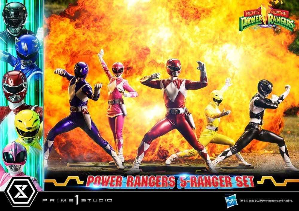 Mighty Morphin Power Rangers Premium Masterline Statuen 5er-Set 1/4 57 cm – Bild 23