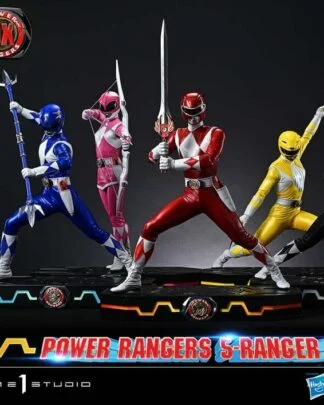 Mighty Morphin Power Rangers Premium Masterline Statuen 5er-Set 1/4 Deluxe Version 62 cm