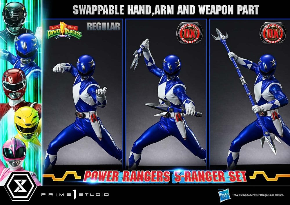 Mighty Morphin Power Rangers Premium Masterline Statuen 5er-Set 1/4 Deluxe Bonus Version 62 cm – Bild 6