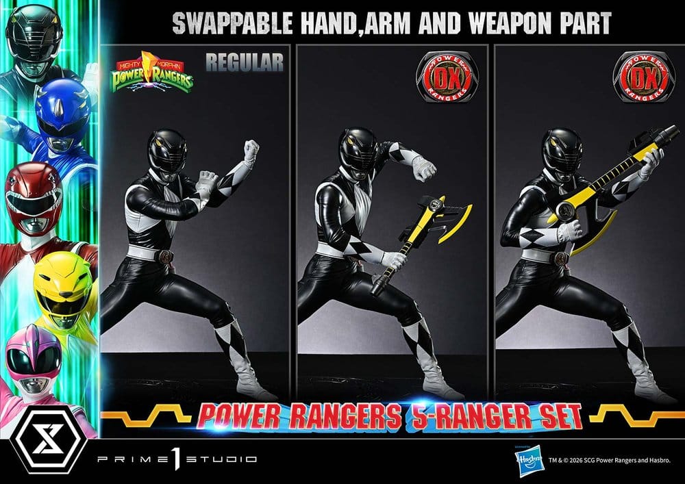 Mighty Morphin Power Rangers Premium Masterline Statuen 5er-Set 1/4 Deluxe Bonus Version 62 cm – Bild 8