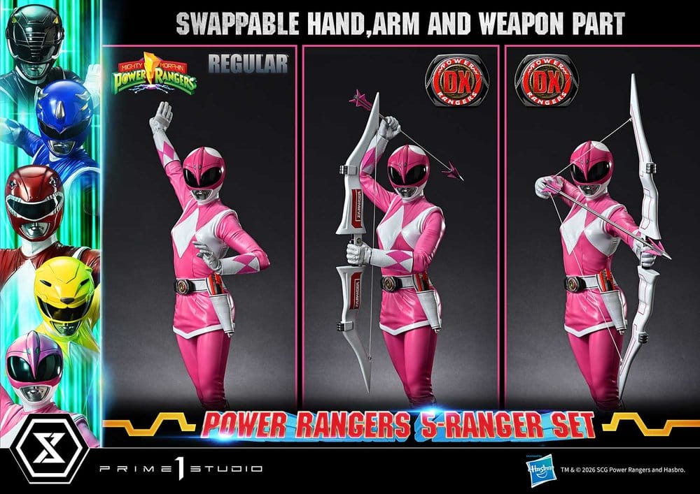 Mighty Morphin Power Rangers Premium Masterline Statuen 5er-Set 1/4 Deluxe Bonus Version 62 cm – Bild 9