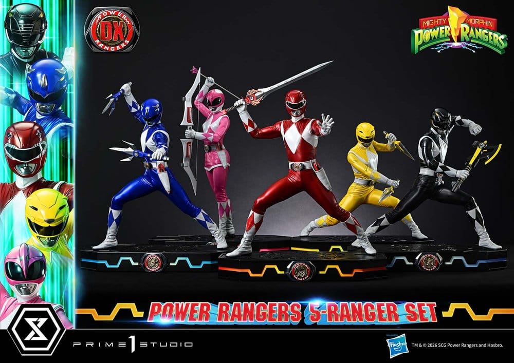 Mighty Morphin Power Rangers Premium Masterline Statuen 5er-Set 1/4 Deluxe Bonus Version 62 cm – Bild 11