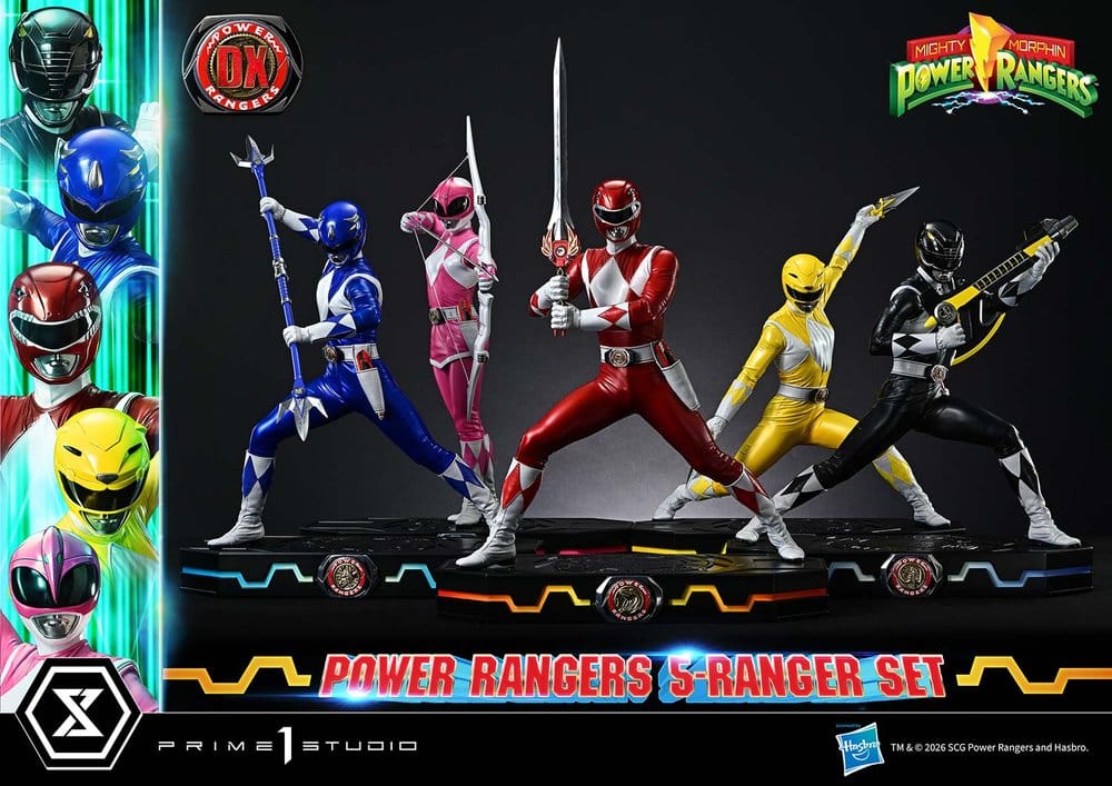 Mighty Morphin Power Rangers Premium Masterline Statuen 5er-Set 1/4 Deluxe Bonus Version 62 cm – Bild 12