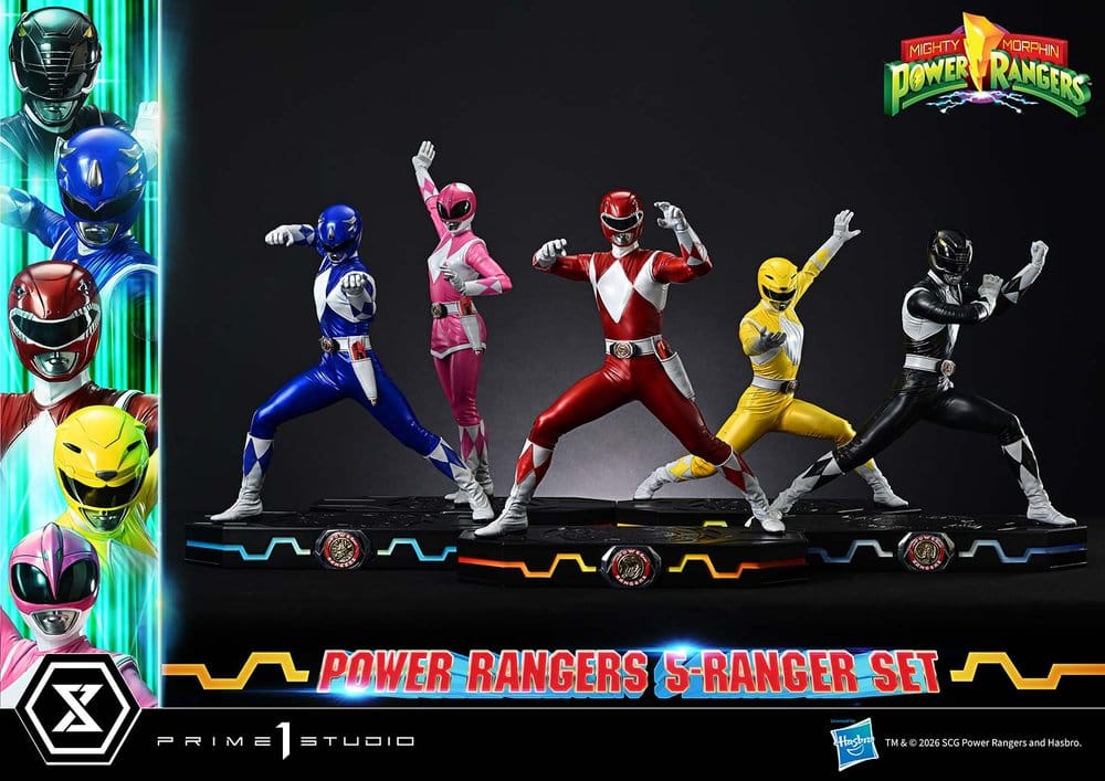 Mighty Morphin Power Rangers Premium Masterline Statuen 5er-Set 1/4 Deluxe Bonus Version 62 cm – Bild 13