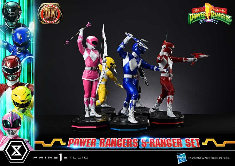 Mighty Morphin Power Rangers Premium Masterline Statuen 5er-Set 1/4 Deluxe Bonus Version 62 cm – Bild 15