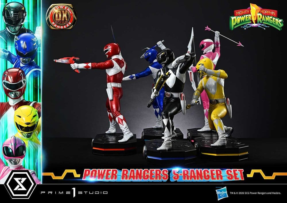 Mighty Morphin Power Rangers Premium Masterline Statuen 5er-Set 1/4 Deluxe Bonus Version 62 cm – Bild 16