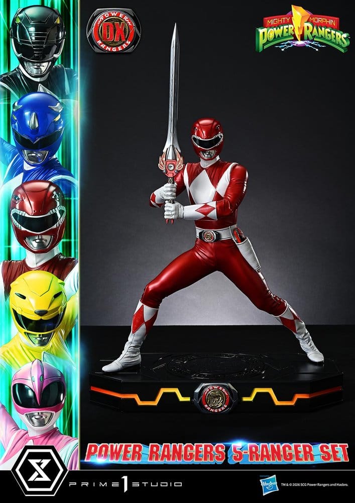 Mighty Morphin Power Rangers Premium Masterline Statuen 5er-Set 1/4 Deluxe Bonus Version 62 cm – Bild 17