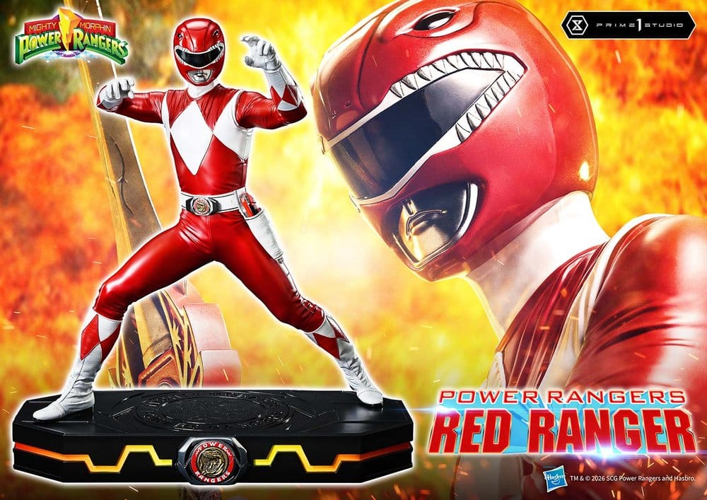 Mighty Morphin Power Rangers Premium Masterline Statue 1/4 Red Ranger 62 cm – Bild 2