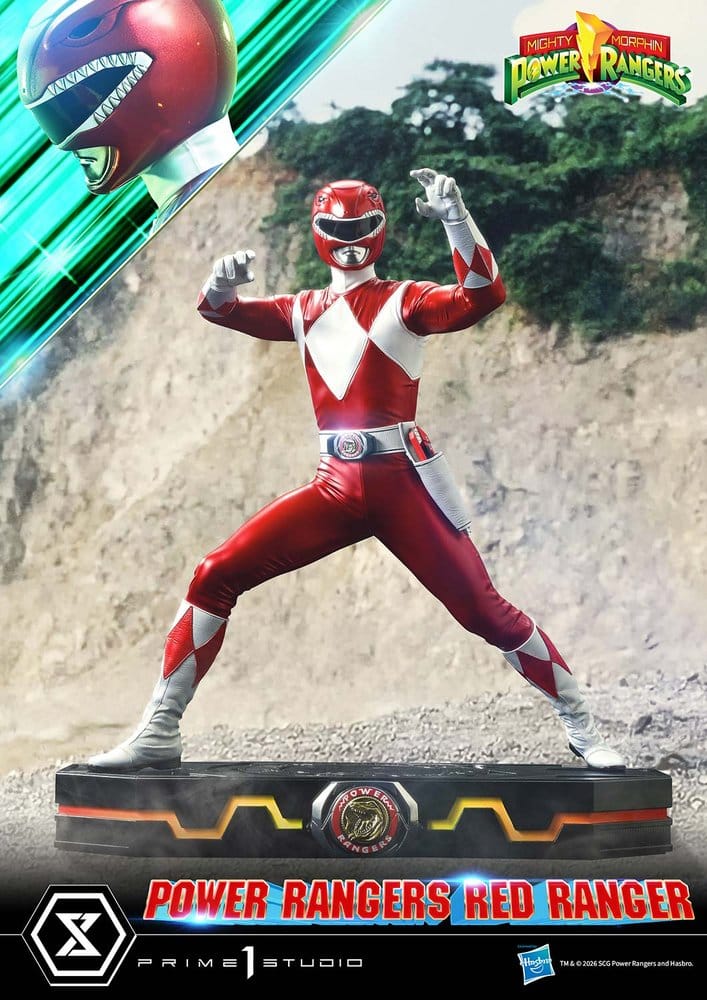 Mighty Morphin Power Rangers Premium Masterline Statue 1/4 Red Ranger 62 cm – Bild 3