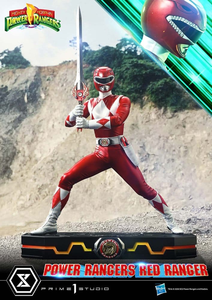 Mighty Morphin Power Rangers Premium Masterline Statue 1/4 Red Ranger 62 cm – Bild 4