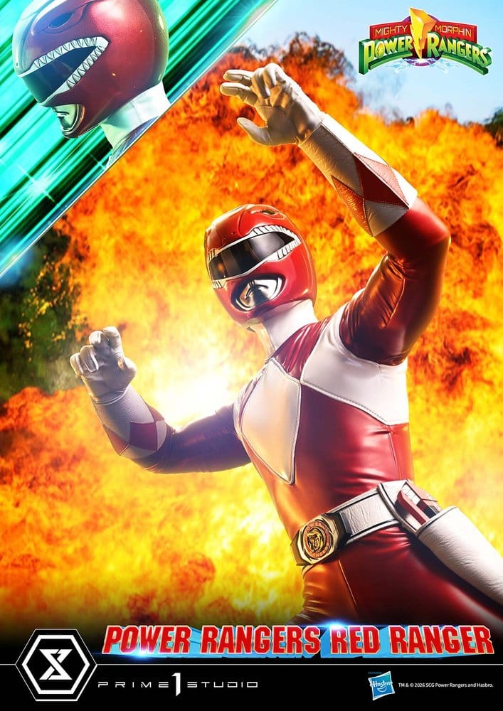 Mighty Morphin Power Rangers Premium Masterline Statue 1/4 Red Ranger 62 cm – Bild 5