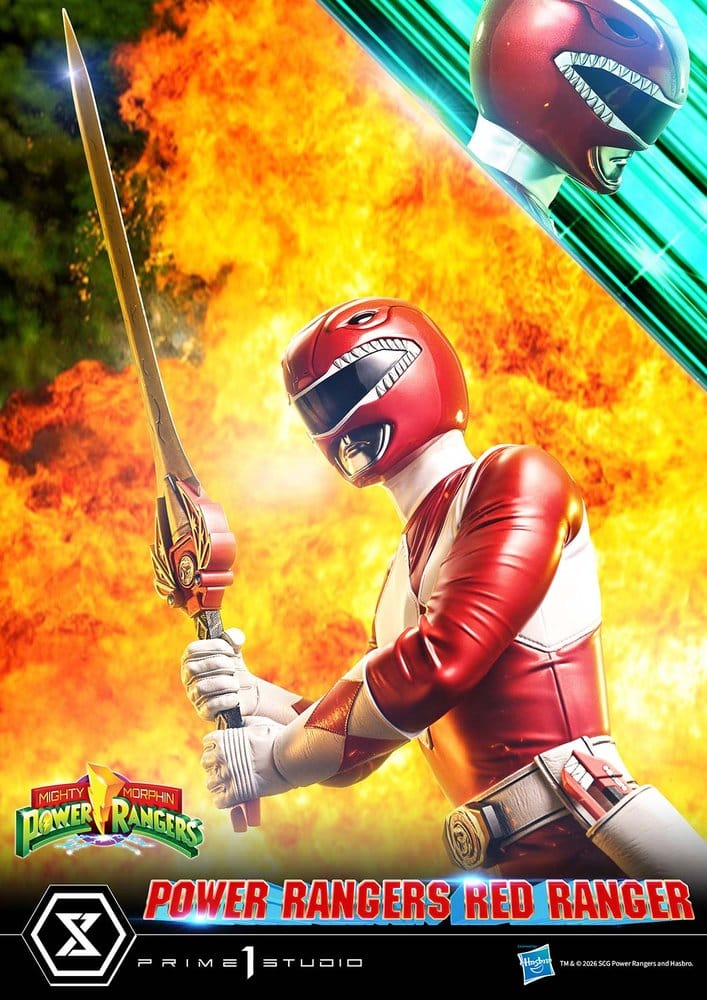 Mighty Morphin Power Rangers Premium Masterline Statue 1/4 Red Ranger 62 cm – Bild 6