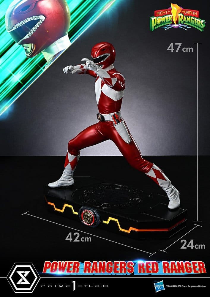 Mighty Morphin Power Rangers Premium Masterline Statue 1/4 Red Ranger 62 cm – Bild 9