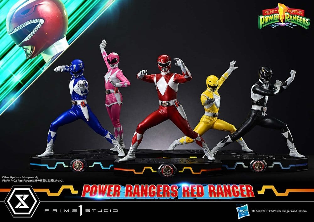 Mighty Morphin Power Rangers Premium Masterline Statue 1/4 Red Ranger 62 cm – Bild 17