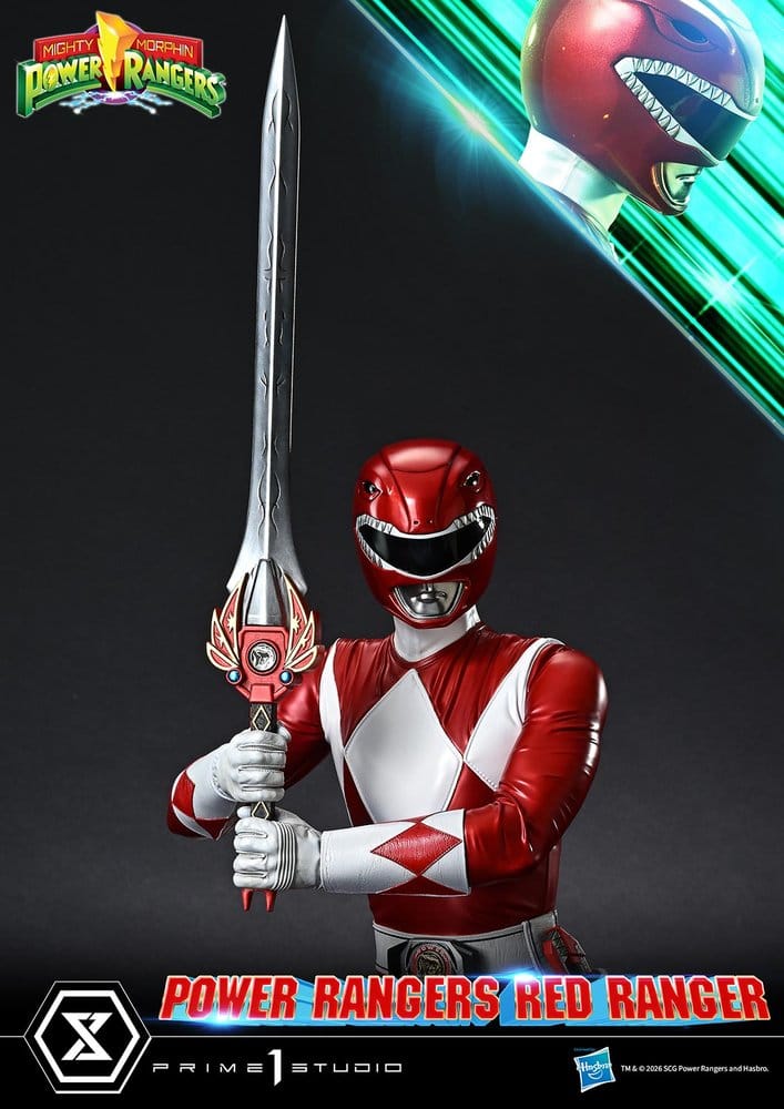 Mighty Morphin Power Rangers Premium Masterline Statue 1/4 Red Ranger 62 cm – Bild 20