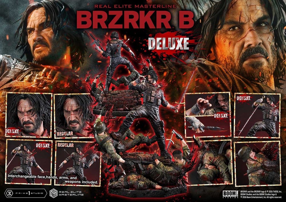 BRZRKR Real Elite Masterline Statue 1/4 B DX Bonus Version 70 cm – Bild 13