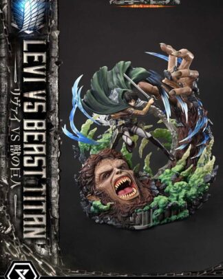 Attack on Titan Ultimate Premium Masterline Series Statue 1/4 Levi Versus Beast Titan 73 cm