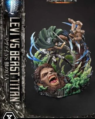 Attack on Titan Ultimate Premium Masterline Series Statue 1/4 Levi Versus Beast Titan 73 cm