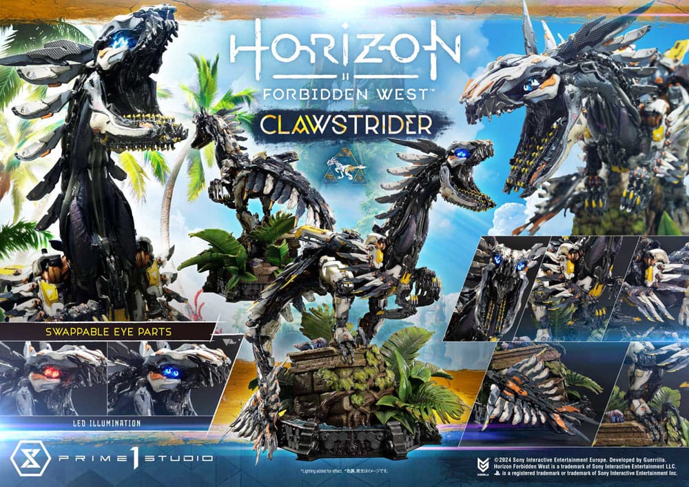 Horizon Forbidden West Ultimate Premium Masterline Series Statue 1/4 Clawstrider 68 cm – Bild 2