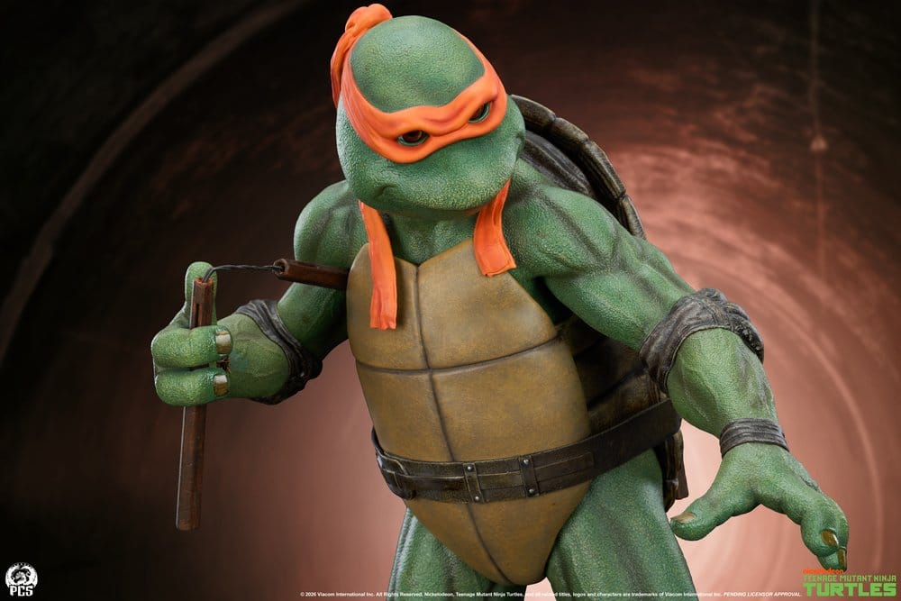 Teenage Mutant Ninja Turtles Statue 1/2 Michelangelo 84 cm – Bild 4