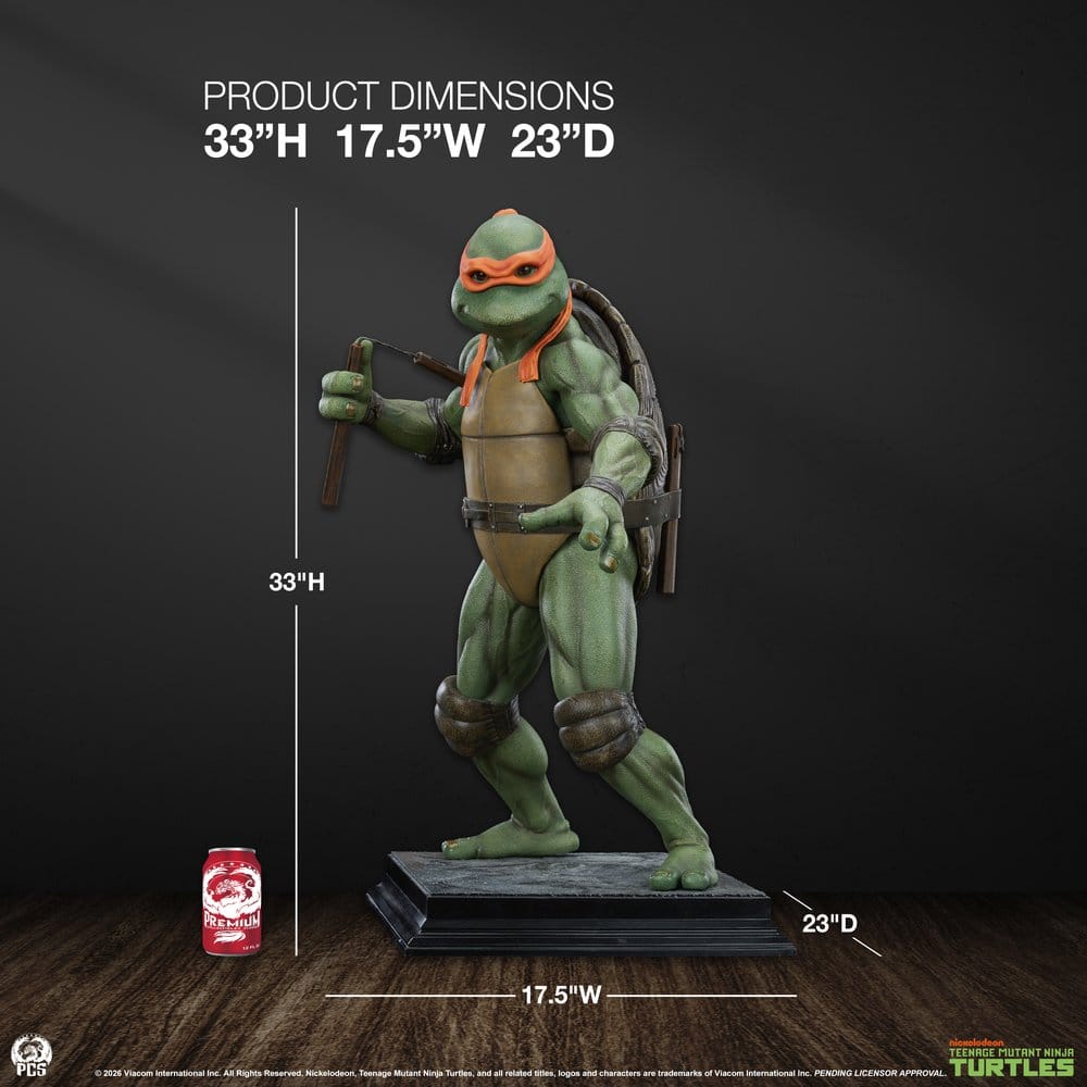 Teenage Mutant Ninja Turtles Statue 1/2 Michelangelo 84 cm – Bild 15