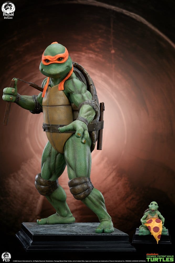 Teenage Mutant Ninja Turtles Statue 1/2 Michelangelo Deluxe Edition 84 cm – Bild 2