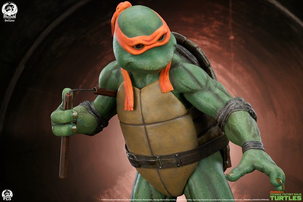 Teenage Mutant Ninja Turtles Statue 1/2 Michelangelo Deluxe Edition 84 cm – Bild 4