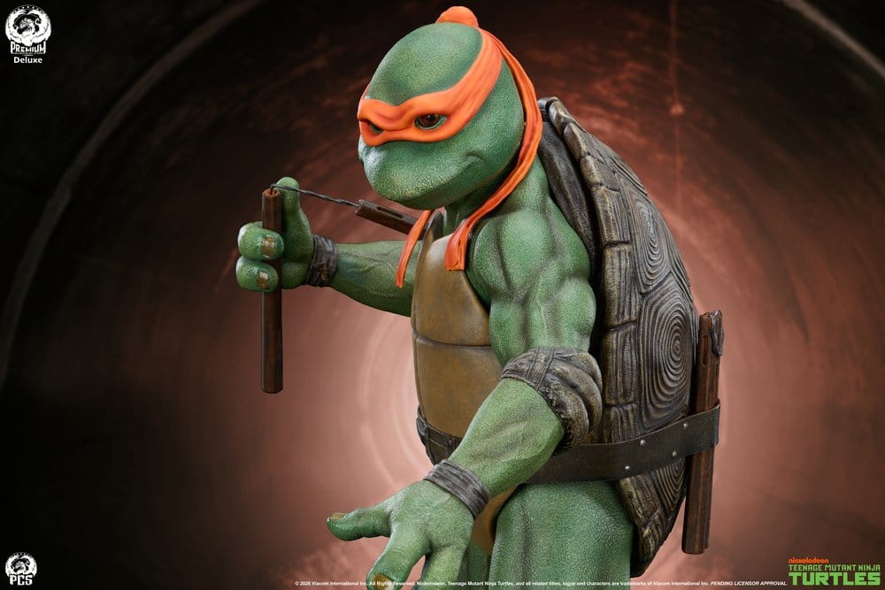 Teenage Mutant Ninja Turtles Statue 1/2 Michelangelo Deluxe Edition 84 cm – Bild 18