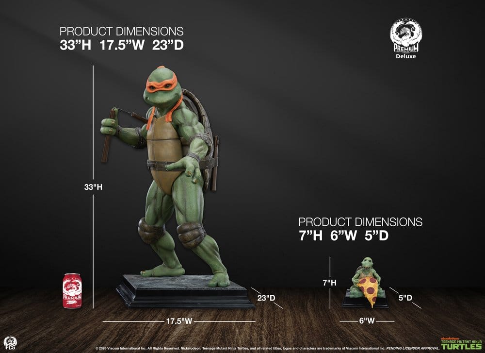 Teenage Mutant Ninja Turtles Statue 1/2 Michelangelo Deluxe Edition 84 cm – Bild 21