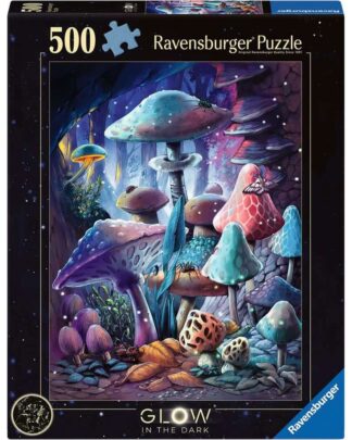 Ravensburger Glow-in-the-Dark Puzzle Pilze im Mondschein (500 Teile)