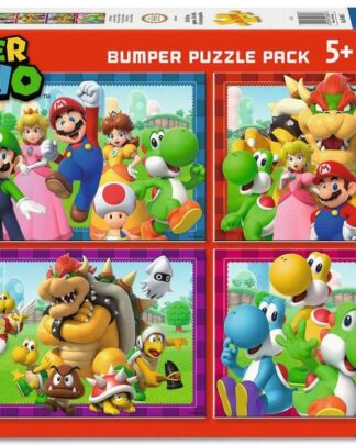 Super Mario Puzzles 4er-Pack Zeit für Mario! (4x100 Teile)