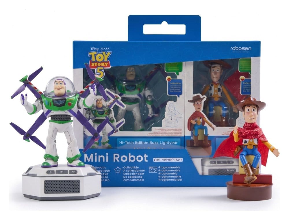 Disney Interaktiver Roboter Toy Story 5 Set - Buzz Lightyear & Woody (Hi-Tech Edition) *Deutsche Version* – Bild 12