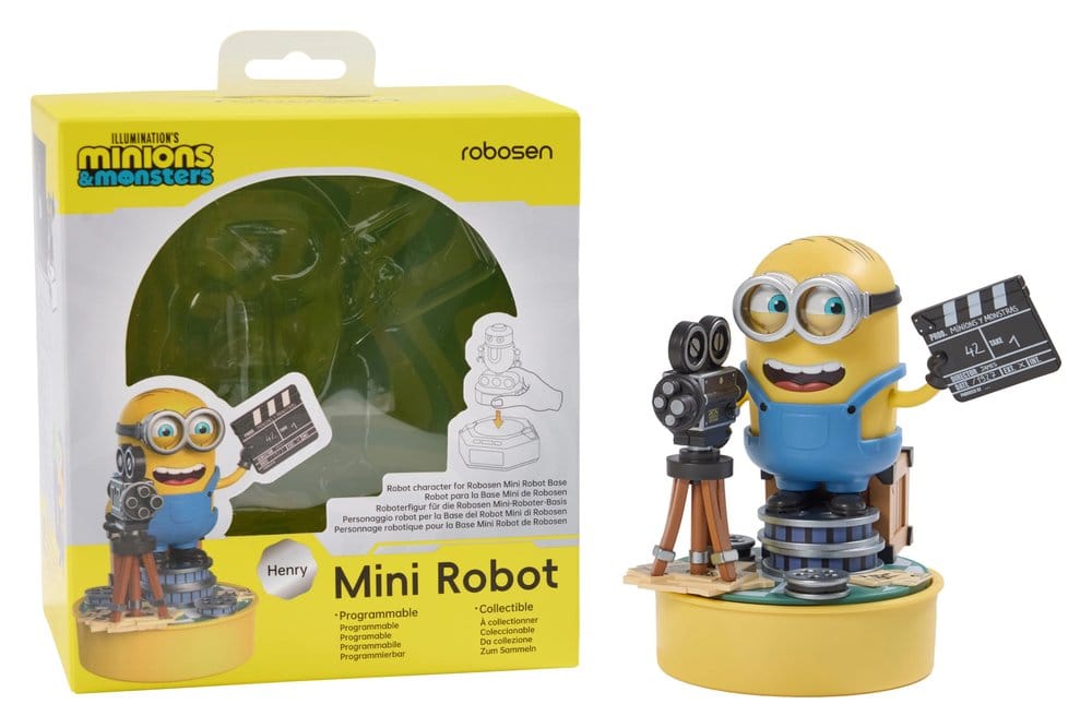Minions & Monsters Interaktiver Mini-Roboter Henry 9 cm *Englische Version* – Bild 2