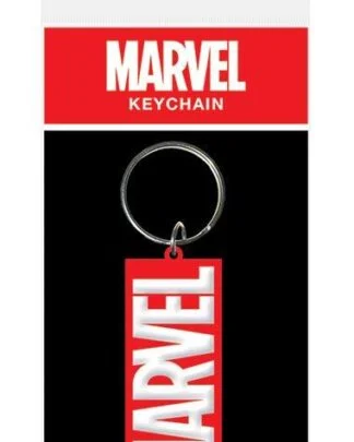 Marvel Comics Gummi-Schlüsselanhänger Logo 6 cm
