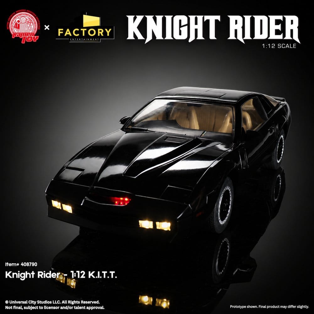 Knight Rider Actionfigur 1/12 K.I.T.T. mit Michael Knight – Bild 3