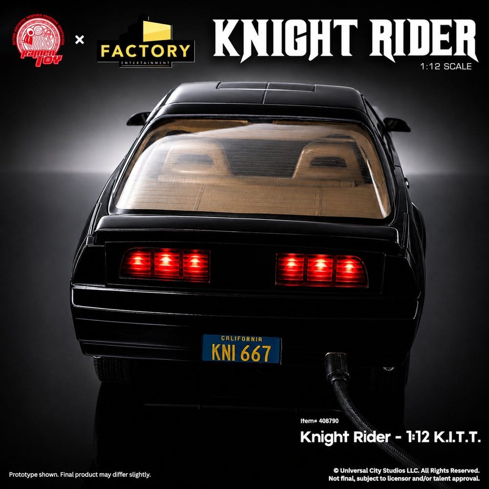 Knight Rider Actionfigur 1/12 K.I.T.T. mit Michael Knight – Bild 4